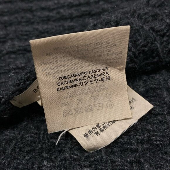 Auth BOTTEGA VENETA - Dark Gray Cashmere Scarf - Picture 7 of 9